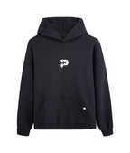 Brushed Cotton Hoodie - Black - PRSNCE