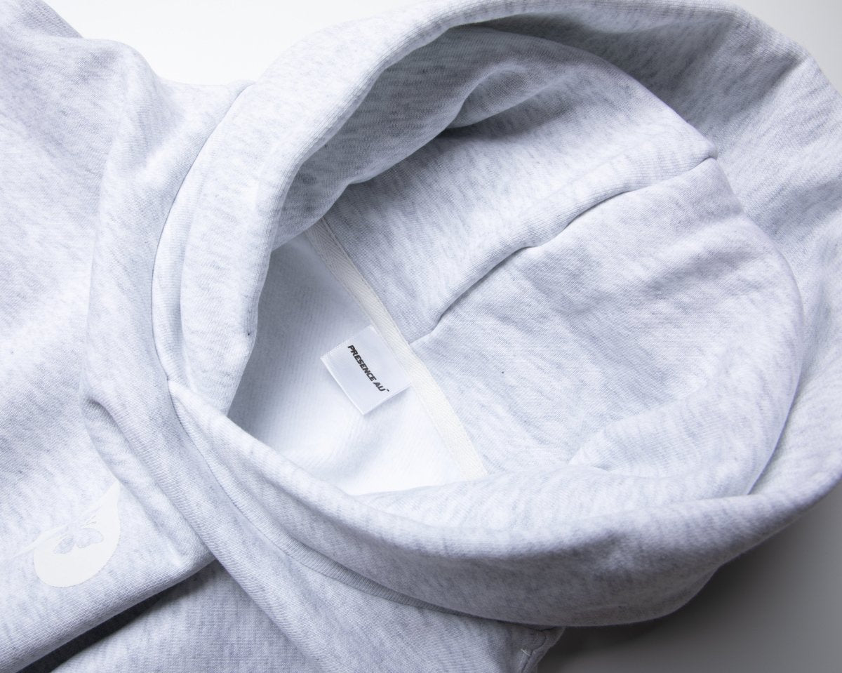 Brushed Cotton Hoodie - Oat Grey - PRESENCE AU
