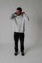 Brushed Cotton Hoodie - Oat Grey - PRSNCE